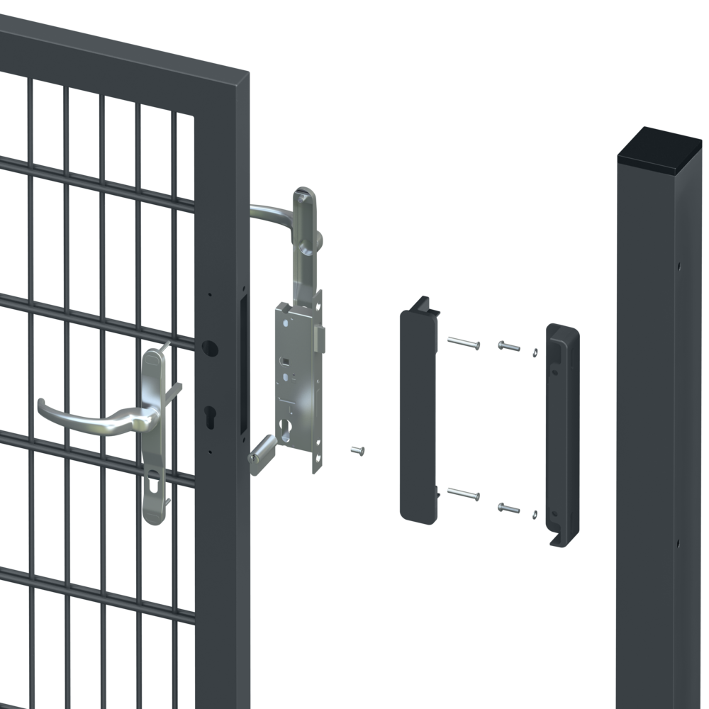 Gartentor Hesto VARIO 1,25 m | anthrazit