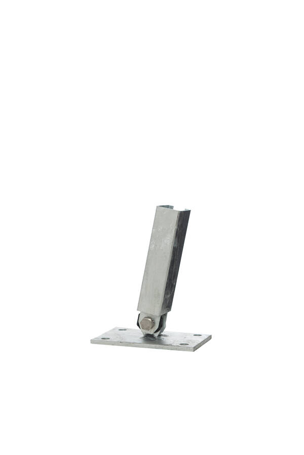Klapp-Fußplatte für Gefälle/Steigung 150mm x 100mm