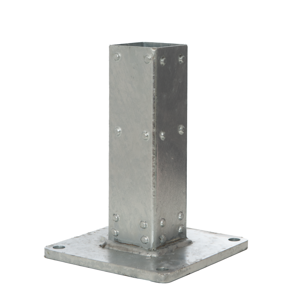 Fußplatte für Türpfosten 180mm x 180mm