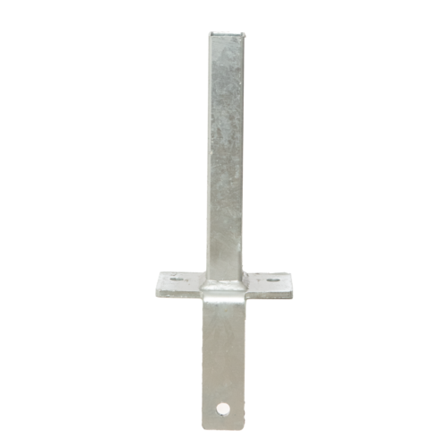 Winkelfußplatte 130mm x 80mm feuerverzinkt