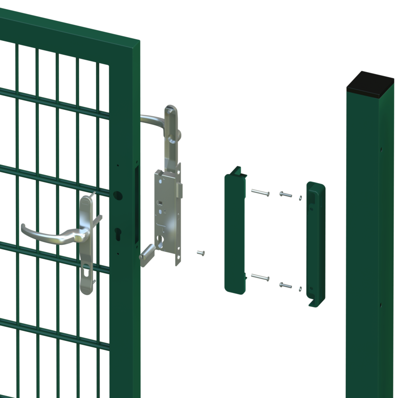 Gartentor Hesto VARIO 1,25 m | moosgrün